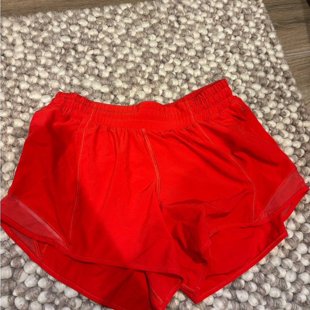 lululemon athletica Red Women's Athletic Shorts